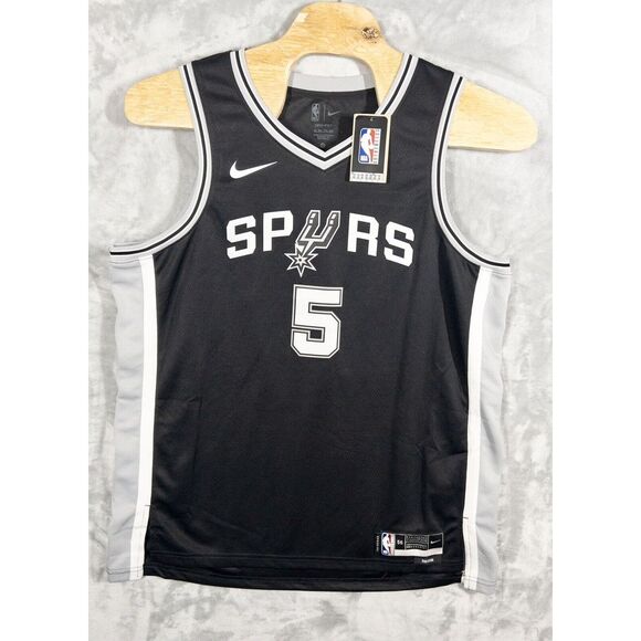 NWT Nike‎ Swingman Icon Edition San Antonio Spurs Murray #5 Jersey Mens XXL (54)